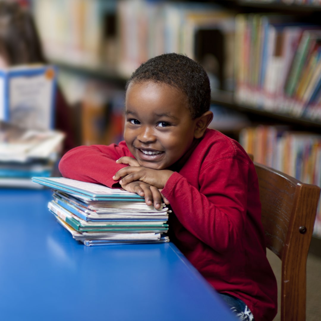 young child smiling