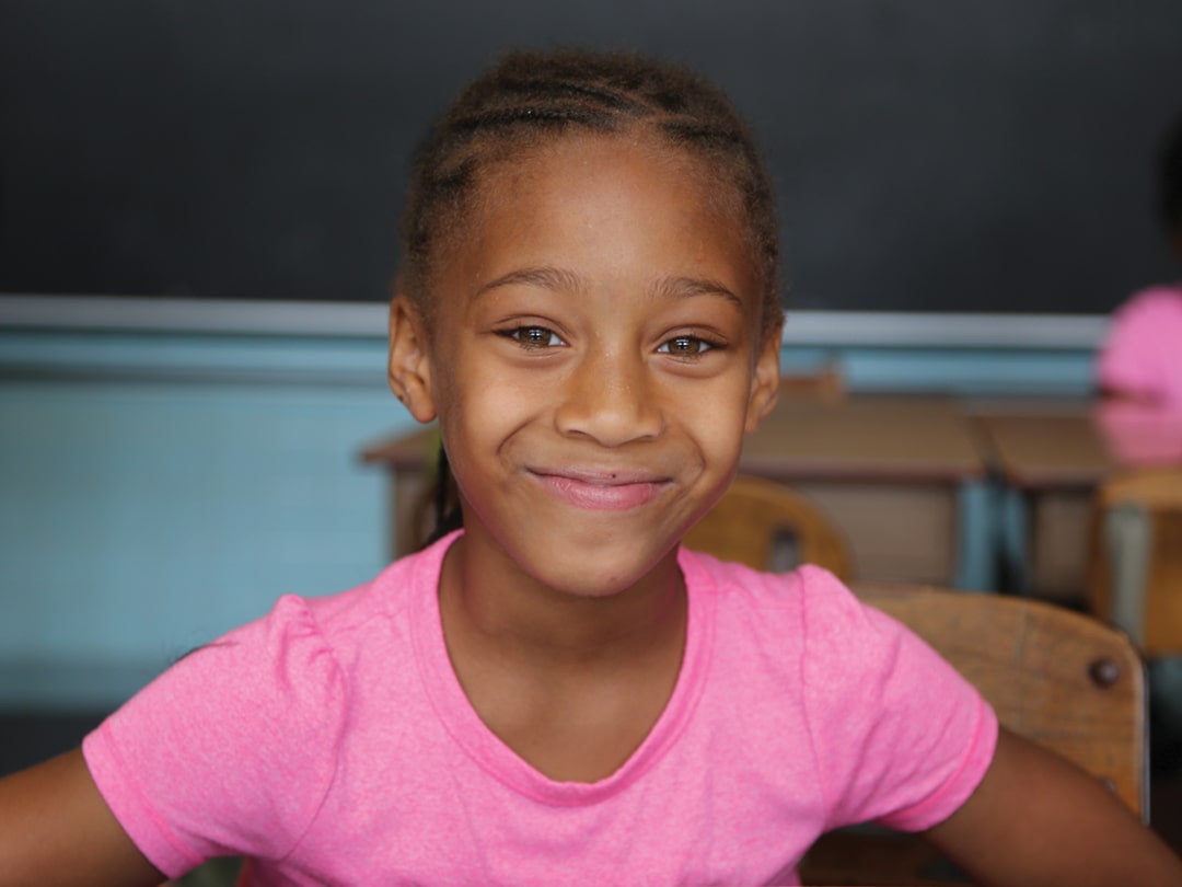 young child smiling